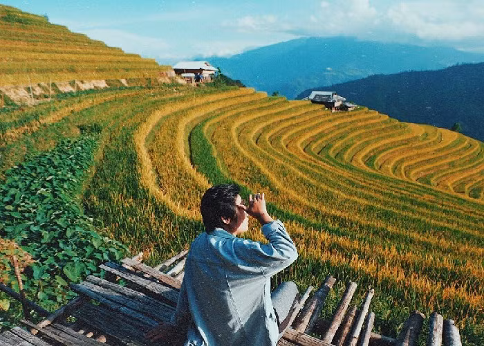 Đặt chân đến nơi đây, các "thánh sống ảo" không thể bỏ qua Bản Luốc hay Bản Phùng là nơi có nhiều ruộng bậc thang đẹp, nhiều tầng nhất của Hoàng Su Phì.