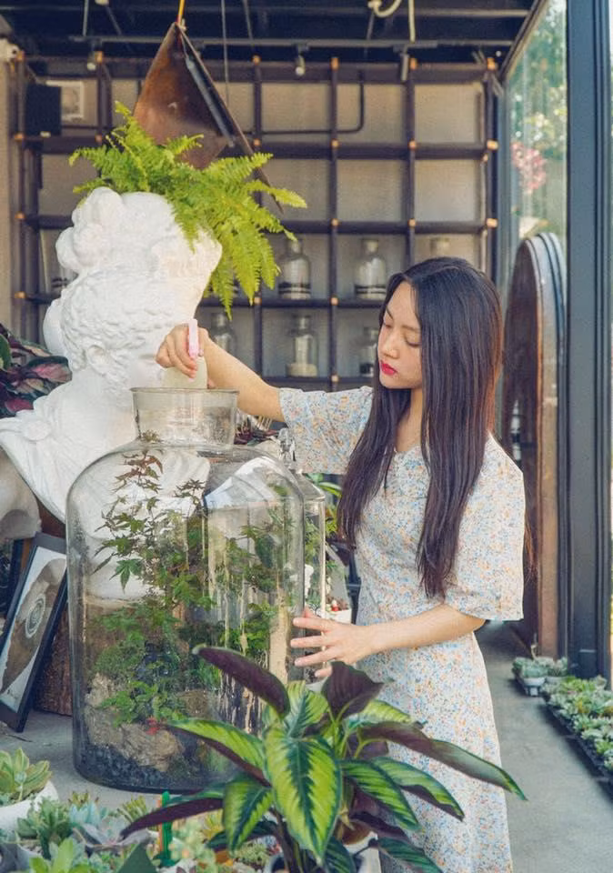 Với một không gian nên thơ như thế, bạn sẽ dễ dàng thực hiện nhiều bức ảnh vui đùa cùng bạn bè một cách tự nhiên.
