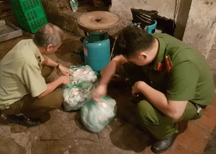 Ông Tuấn thừa nhận, vì lợi nhuận kinh tế nên đã thu mua từ nhiều nguồn khác nhau không có giấy tờ kiểm dịch thú y, không có hóa đơn chứng từ chứng minh nguồn gốc sau đó về tổ chức sơ chế bán lại cho các tiểu thương tại khu vực huyện Thanh Trì, Thường Tín để kiếm lời.