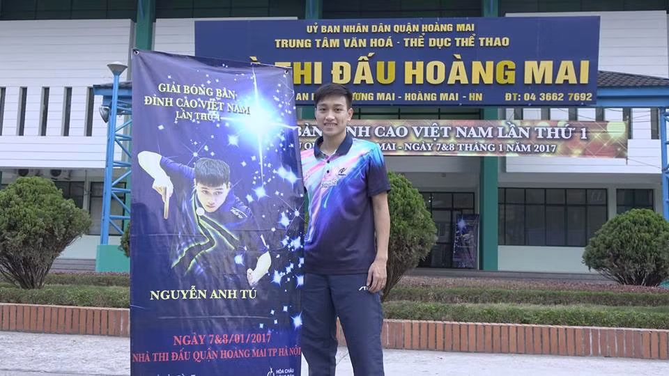 Được biết, Nguyễn Anh Tú là tay vợt trẻ trưởng thành từ lò đào tạo của Hà Nội.