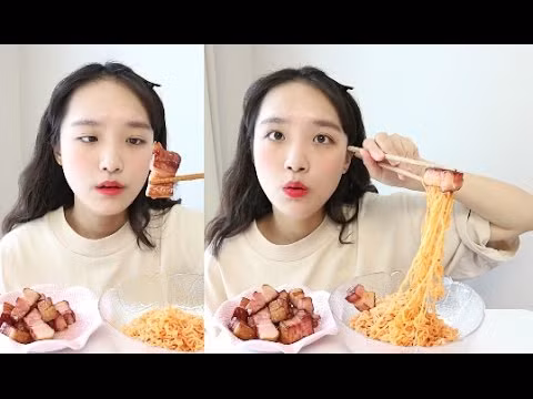 Nhờ đó mà cô nàng "hot girl ăn uống" thu hút hơn 125.000 theo dõi, một con số không tồi cho một cô gái bắt đầu công việc này chỉ từ cuối năm ngoái.