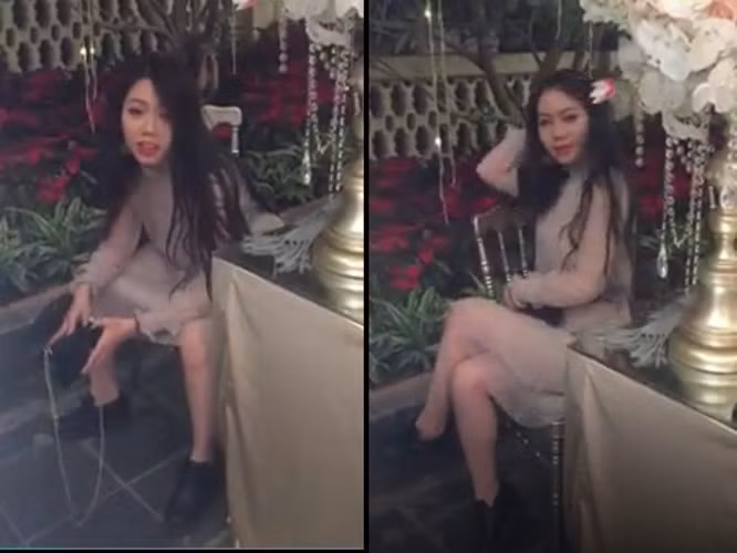 Không lâu trước đó, Hồng Hạnh chính là cô gái khiến cộng đồng mạng rần rần truy tìm khi xuất hiện trong clip "sống ảo" gây sốt. Trong clip này, Hồng Hạnh đang ngồi với tư thế như đàn ông. Nhưng khi phát hiện mình đang bị chụp hình, cô gái xinh đẹp này bất ngờ chuyển sang tư thế sống ảo, yểu điệu và nữ tính vô cùng.
