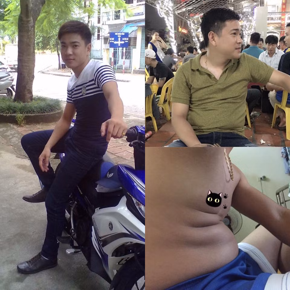 Sự thay đổi ngoại hình đến chóng mặt của các anh chồng trước và sau khi lấy vợ, từ gầy sang béo; bụng "6 múi" thành ngấn mỡ; từ thư sinh áo quần bảnh bao sang từng trải mọc râu tua tủa... trở thành đề tài bàn tán sôi nổi trên mạng.