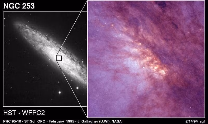 Phát hiện nhiều hạt xoáy năng lượng trong thiên hà NGC 253 - Hình 3 Phat hien nhieu hat xoay nang luong trong thien ha NGC 253-Hinh-3