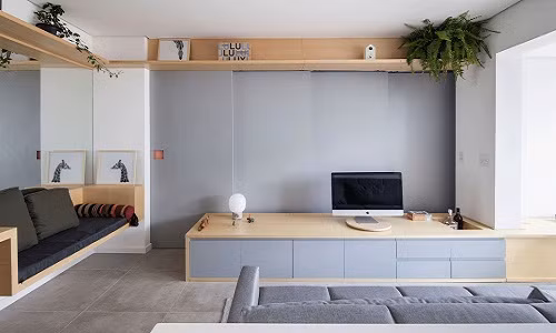 Diện tích chỉ vẻn vẹn 38m2 nhưng căn hộ tại São Paulo, Brazil vẫn vô cùng thoáng rộng và tiện nghi đến bất ngờ.