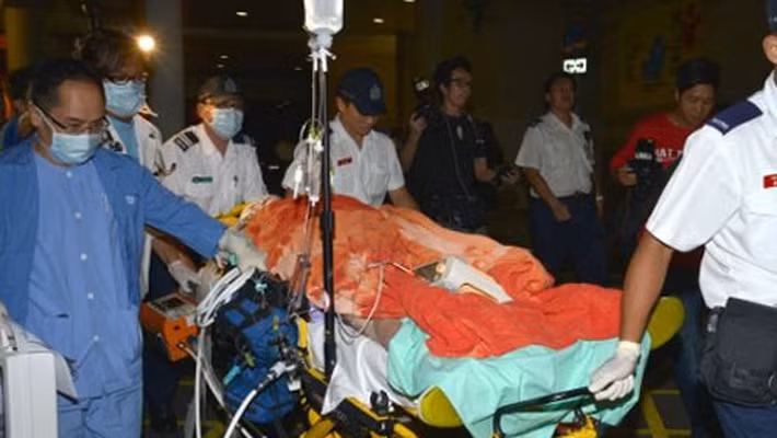 Tháng 8/2014, tỷ phú Hong Kong Dingxiang Loeng thiệt mạng trong bữa tiệc sinh nhật của chính ông. Ảnh: World News Report.