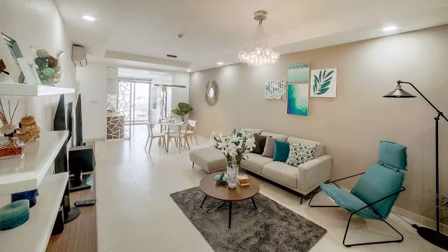 Các căn hộ tại chung cư The K - Park có diện tích từ 51,84 m2 đến 83,26 m2. Ảnh: Kpark.