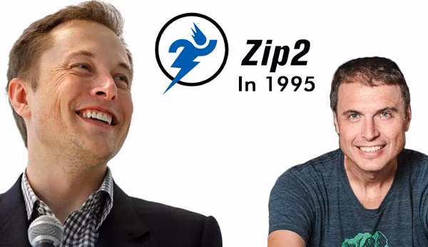 Musk từng bỏ dở học thạc sĩ để cùng anh trai lập nên một startup Internet Zip2 - một phần mềm hướng dẫn du lịch trong thành phố dành cho các tờ báo. Khi đó, cha của Elon Musk đã cung cấp khoảng 28.000 USD để làm vốn.
