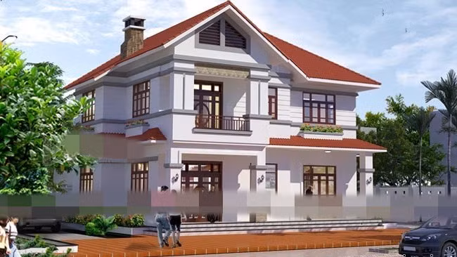 Không đi sâu vào các chi tiết, đường gờ phào chỉ nhưng công trình lại đề cao sự bố trí, cách sắp xếp để làm sao tận dụng được hết diện tích. Ảnh: Vinavic.