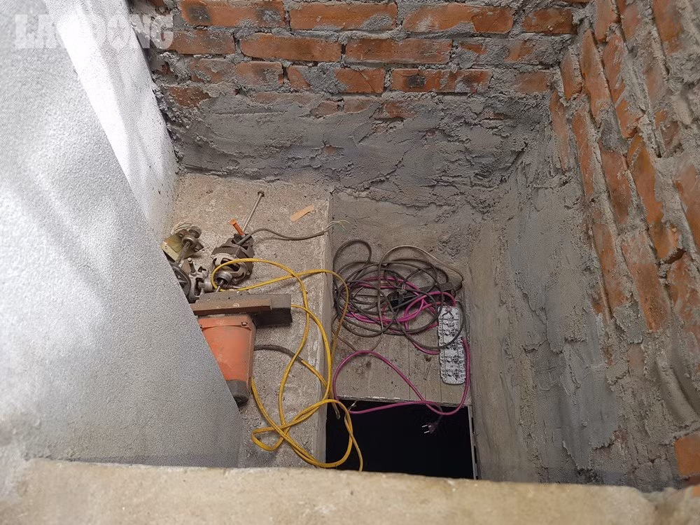 Khu vực thông ra bên ngoài của mật đạo.