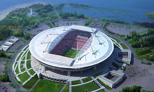Saint Petersburg Stadium còn được gọi là Zenit Arena, nằm ở phía tây đảo Krestovsky, thành phố Saint Petersburg (Nga). Ảnh: Sport-express.