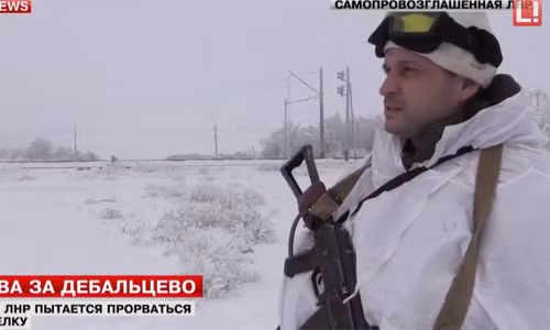 Muc so thi chien tuyen vung ngoai o thanh pho Debaltsevo