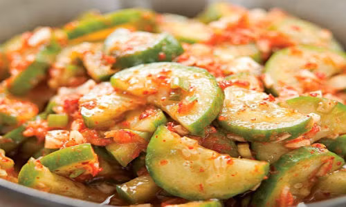 Cách làm kim chi dưa leo ăn ngay sau 5 phút Cach lam kim chi dua leo an ngay sau 5 phut