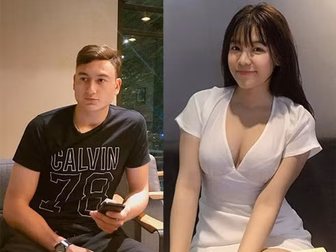 Dang anh selfie, ban gai Dang Van Lam lo 