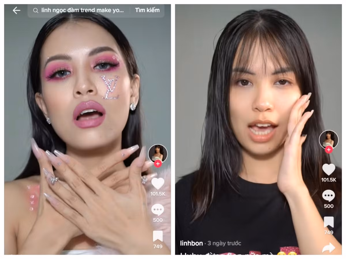 Trào lưu “made you look” được lấy cảm hứng từ chính lời bài hát Made you look (của nữ ca sĩ Meghan Trainor) với những “make-up look” (lối trang điểm) lấy cảm hứng từ các thương hiệu xa xỉ như Gucci, Louis Vuitton, Versace. Theo đó, những thương hiệu này đã được các các bạn trẻ “hiện thực hóa” ngay trên chính khuôn mặt mình.
