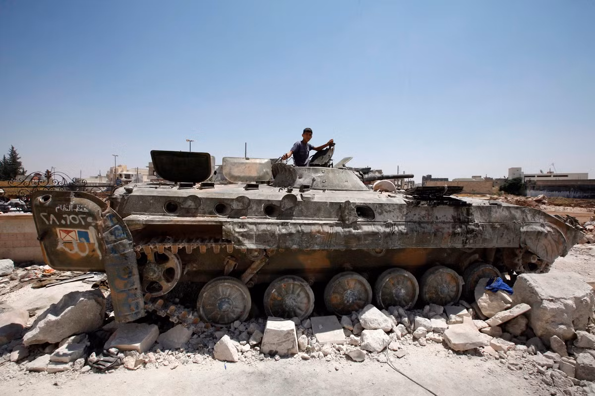 Tuy nhiên, trong mấy năm nội chiến khốc liệt, Quân đội Syria cũng chịu tổn hại lớn số xe BMP-1. Đó có lẽ là lý do mà Nga mới chuyển thêm BMP-1 cho Syria. Nguồn ảnh: Oryx