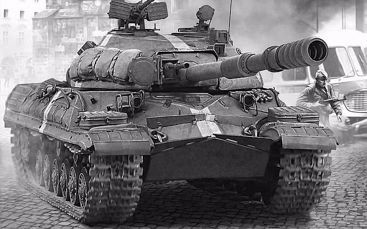 Có trọng lượng 52 tấn, xe tăng hạng nặng T-10 của Liên Xô được bọc thép dày tới 273 mm. Xe được trang bị một khẩu pháo cỡ nòng 122 mm và có khả năng di chuyển với tốc độ tối đa từ 42 tới 50 km/h tùy phiên bản. Nguồn ảnh: Wiki.