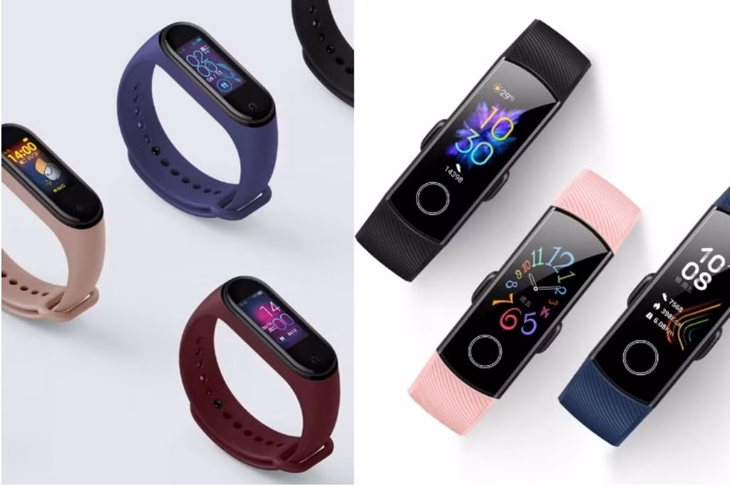 Honor Band 5 vs Mi Band 4: Vong theo doi suc khoe nao dang mua?