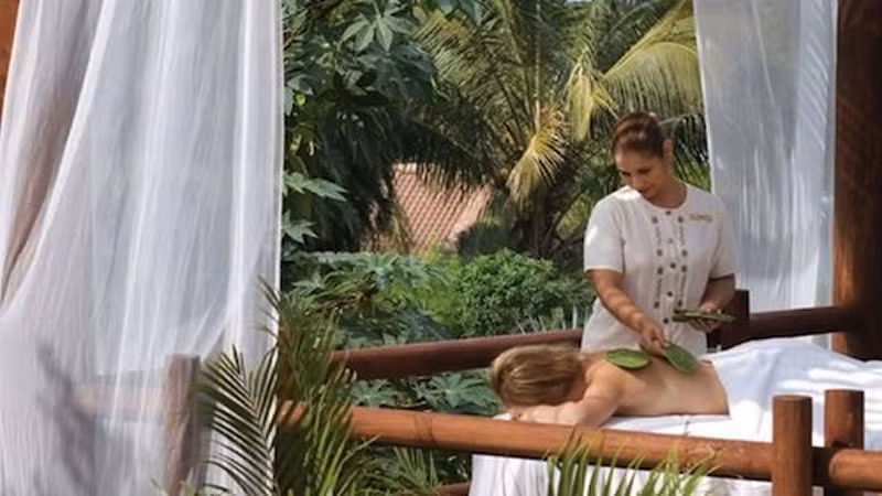 Nếu có dịp đến Mexico bạn sẽ có dịp tận hưởng một liệu trình mát-xa miễn phí bằng cây xương rồng để cấp ẩm cho làn da.