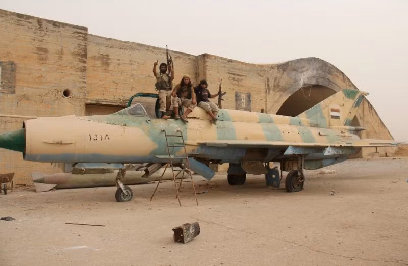 Phía Syria hiện có khoảng hơn 50 tiêm kích MiG-21 nhưng rõ ràng đây không phải là đối thủ so với lực lượng Không quân Israel. Nguồn ảnh: Theaviation.