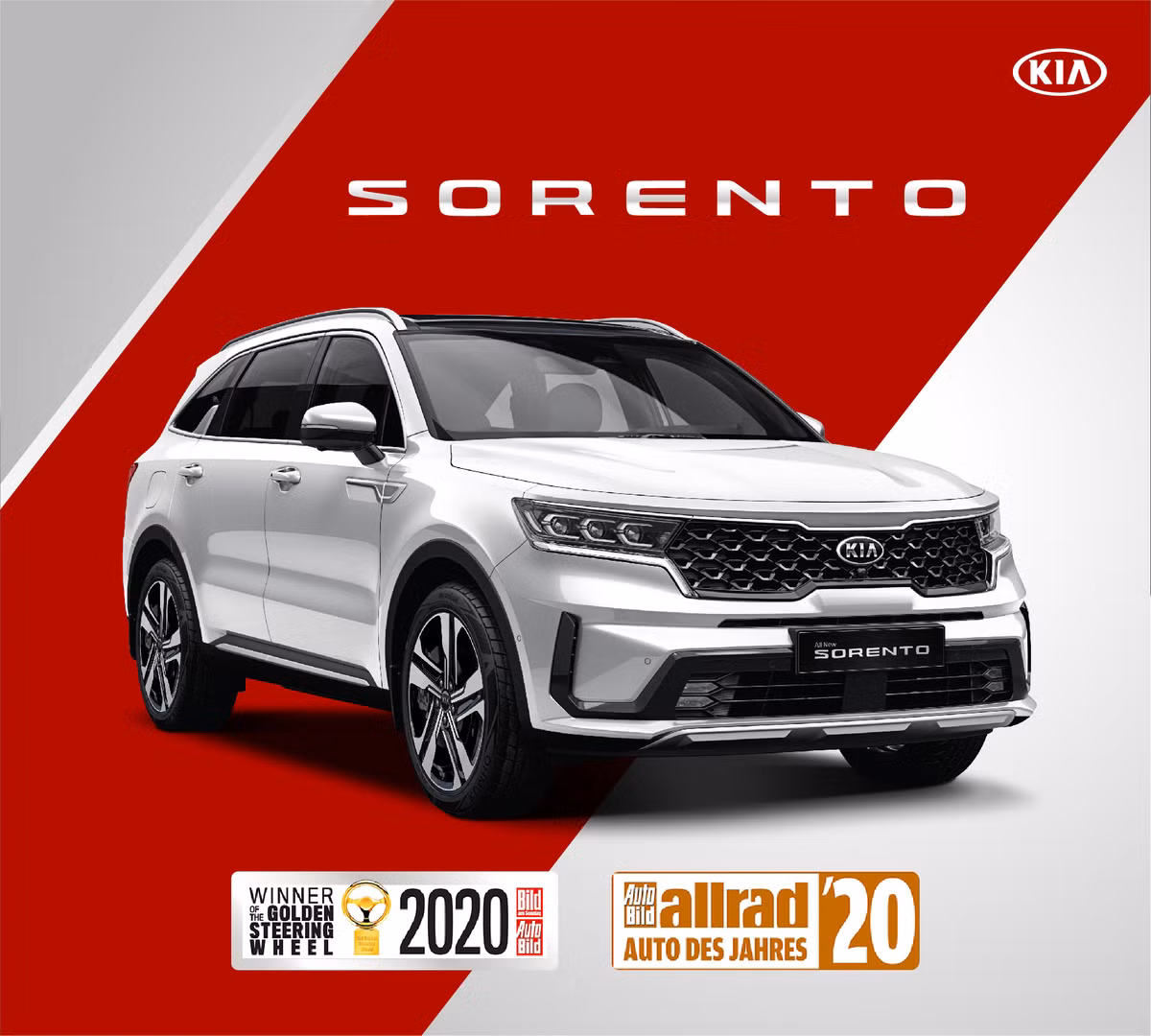 Kia Sorento 2021 (All New) boi thu giai thuong quoc te