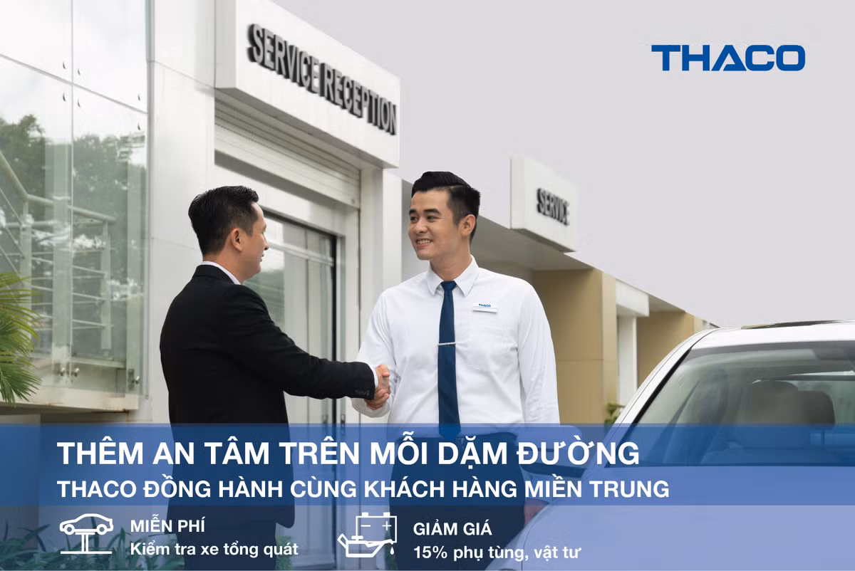 THACO dong hanh cung khach hang mien Trung