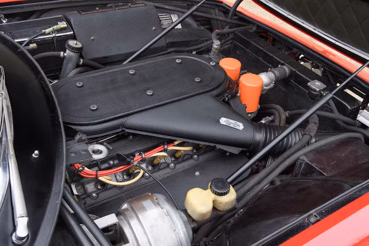 Cung cấp sức mạnh cho Ferrari Daytona là khối động cơ V12 4.4l 2 van/xi-lanh nạp khí tự nhiên thuộc họ máy Colombo với góc chữ V 60 độ, sử dụng chế hòa khí Weber, cho công suất tối đa 352 mã lực. Sức mạnh động cơ được truyền tới cầu sau qua hộp số sàn 5 cấp.
