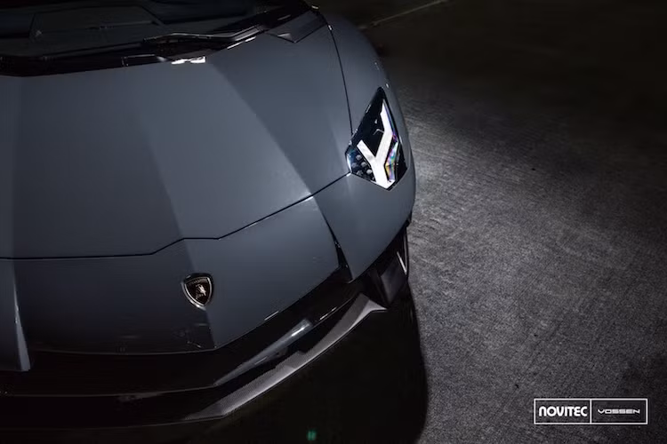 Vốn đã có ngoại hình rất "dữ dằn", Novitec chỉ cải thiện một chút hiệu năng khí động học của siêu xe Aventador SV Roadster bằng cách thêm vào cho xe các cánh khuếch tán gió phía trước, phía sau và hai bên thân xe. Ở phía sau, chiếc xe còn có một cánh đuôi lớn được gắn cố định.