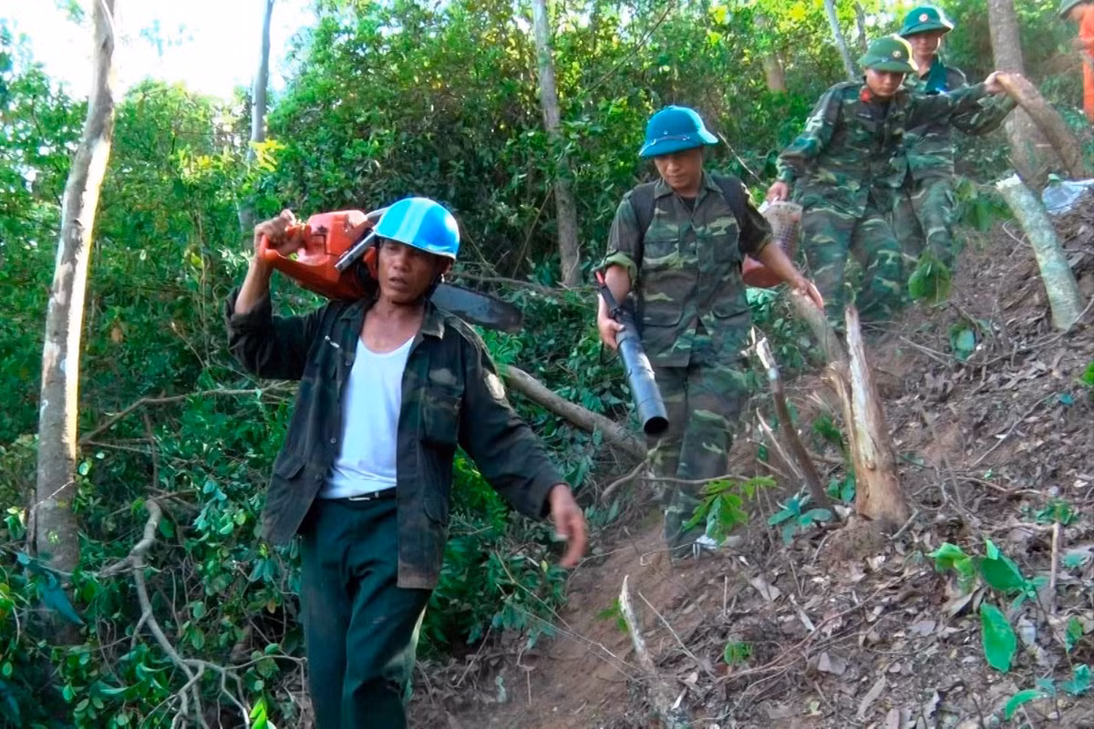 Chay rung lich su tai Ha Tinh: Hanh dong lay dong trieu trai tim