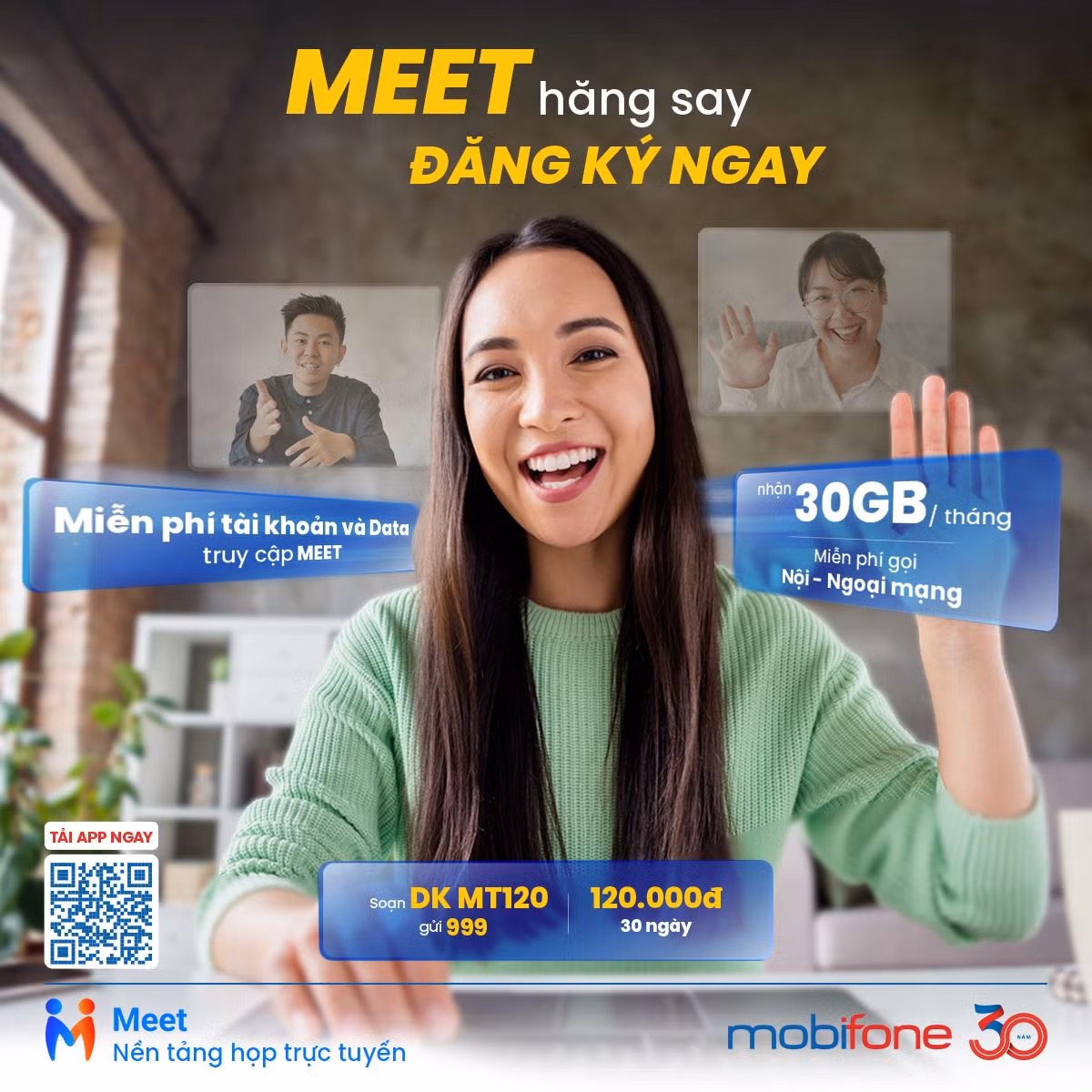 Giai phap hop truc tuyen the he moi Mobifone Meet- Nen tang hop truc tuyen cua Tong cong ty Vien thong MobiFone.-Hinh-2
