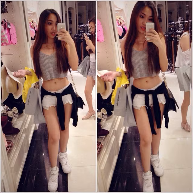 Để có được thân hình đẹp như hiện nay, ít ai biết Mỹ Linh đã trải qua nhiều giai đoạn "phồng - xẹp", tăng giảm cân nhanh chóng. Vốn có vóc dáng khá đẹp cân đối nhưng sau khi sang Mỹ học tập khoảng 2 năm, Mỹ Linh từng phát tướng và nặng đến 60kg.