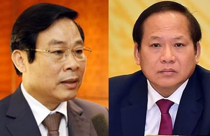 Nguyen Bo truong Nguyen Bac Son va ong Truong Minh Tuan bi khai tru Dang
