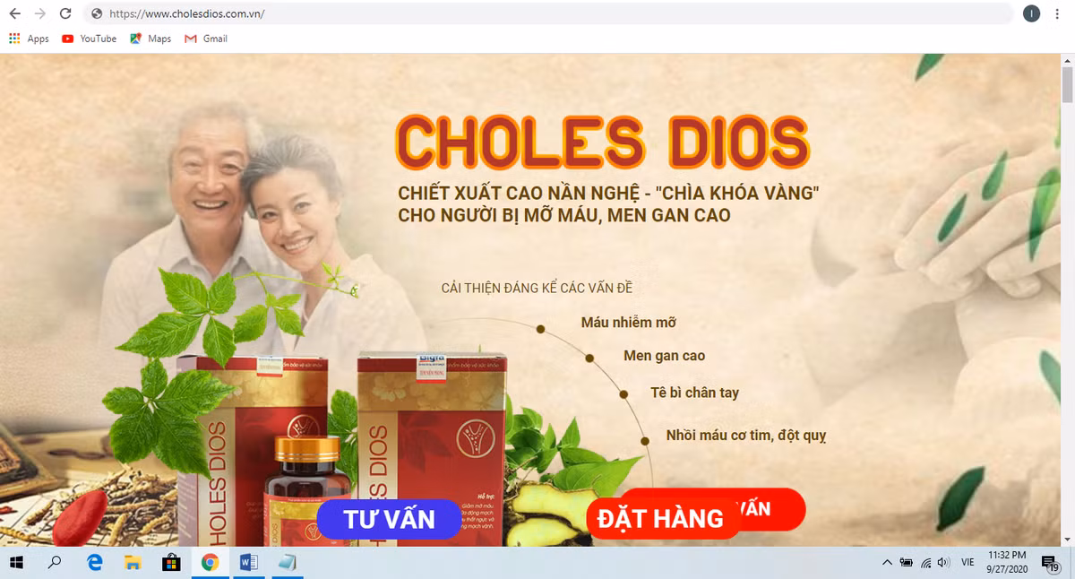 Canh bao TPBVSK Choles Dios quang cao lao, lua nguoi tieu dung-Hinh-2