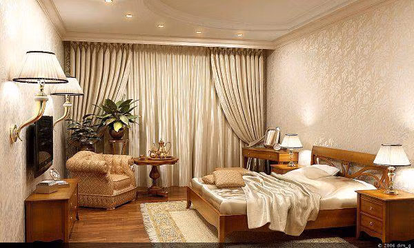  Giường ngủ có 3 mặt giáp tường: Một số gia đình vì muốn tiết kiệm không gian nên sẽ kê giường vào vị trí 3 mặt sát tường. Tuy nhiên, như vậy sẽ đem đến cho người ngủ cảm giác gò bó, bị cầm tù mà trong nhà giường ngủ lại đại diện cho vị trí tối quan trọng của tài vị, nếu tài vị bị gò bó thì đương nhiên tài vận không thể đến.