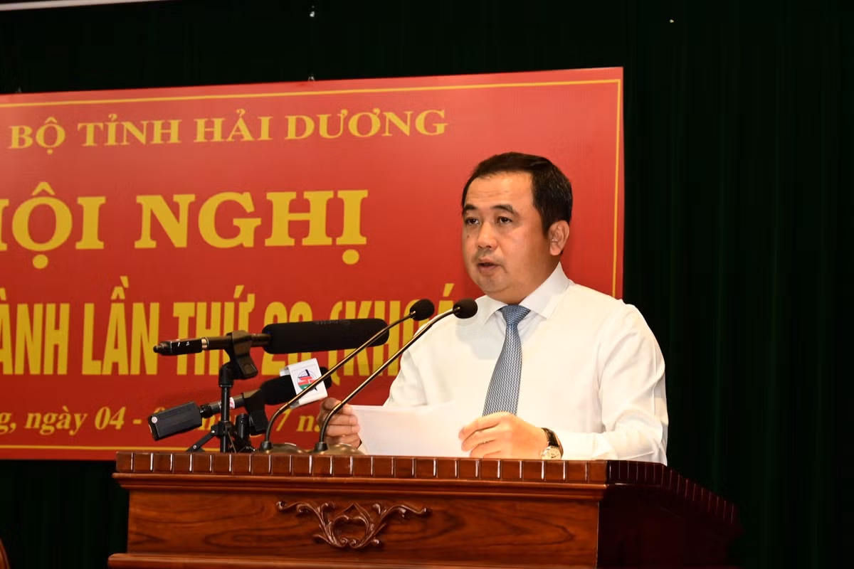 Ông Trần Đức Thắng làm Trưởng Tiểu ban nhân sự Đại hội Đảng bộ tỉnh Hải Dương Ong Tran Duc Thang lam Truong Tieu ban nhan su Dai hoi Dang bo tinh Hai Duong