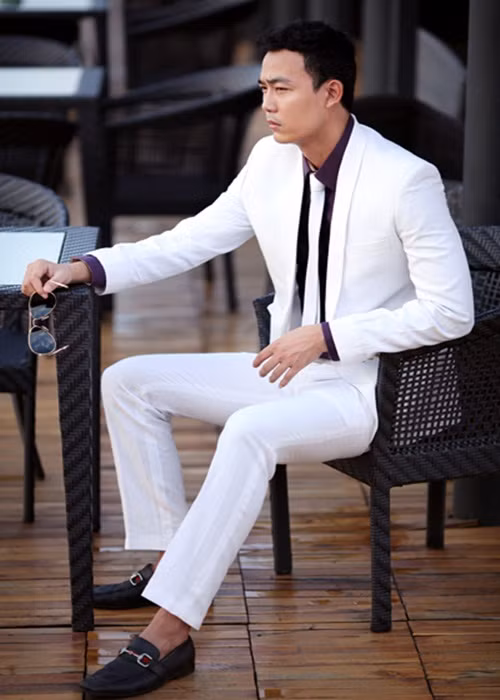 Nam diễn viên phim "Hương vị tình thân" có sự thay đổi về ngoại hình so với vài năm trước. Ảnh: Vietnamnet