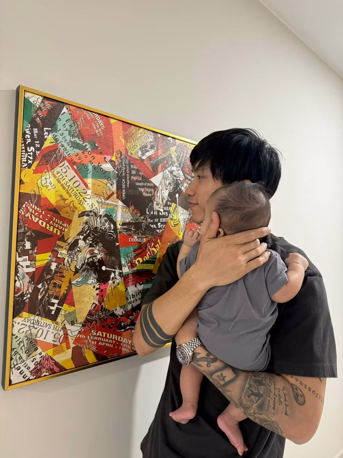 Đoàn Văn Hậu và Doãn Hải My cũng lập riêng cho con trai một tài khoản Instagram để chia sẻ những hình ảnh hàng ngày của bé.