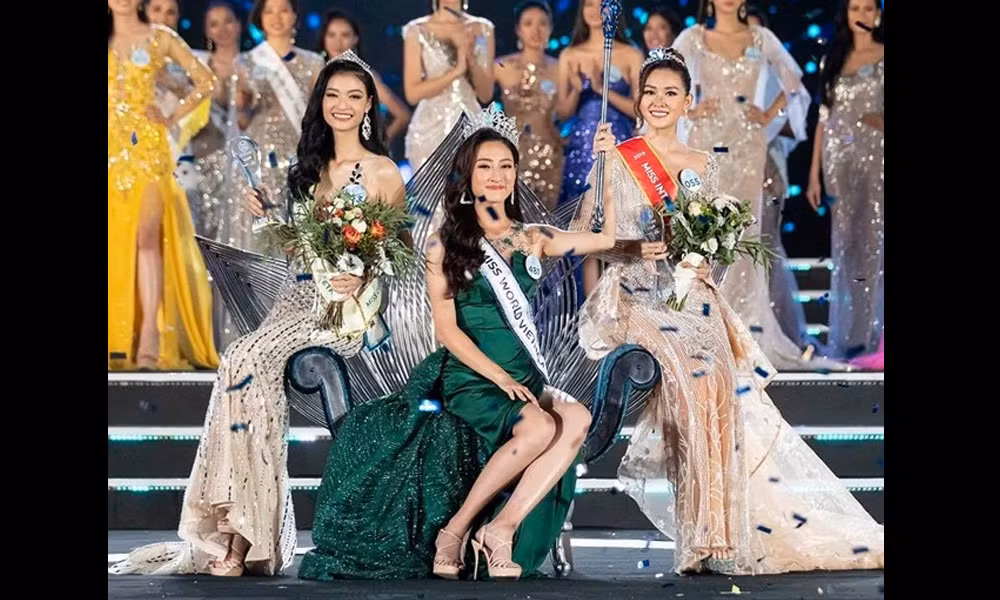 Lương Thùy Linh đăng quang Hoa hậu Thế giới Việt Nam 2019.