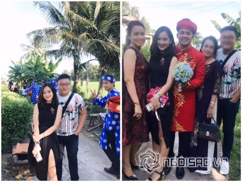 Năm 2017, Kiều Oanh dự đám cưới của em trai Duy Nhân.