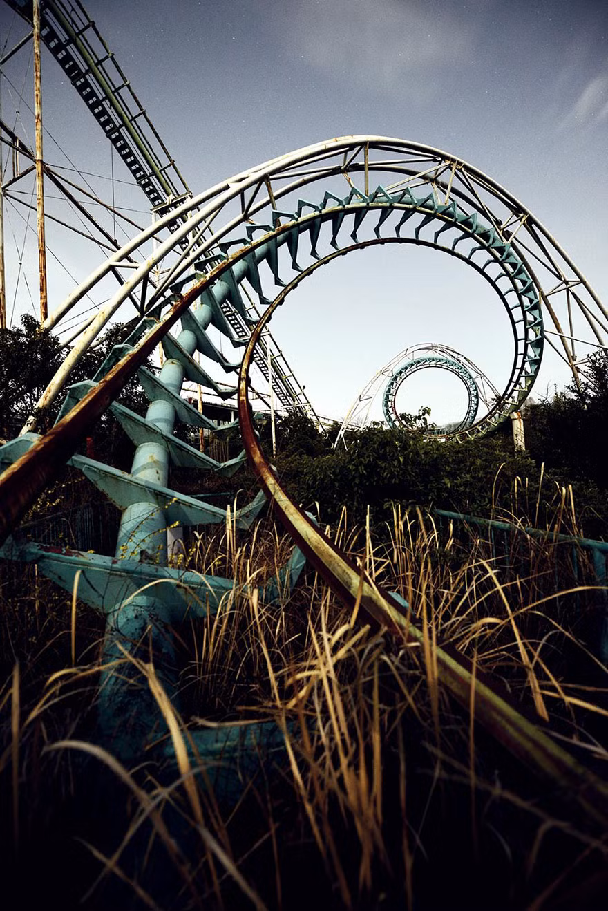 Công viên Nara Dreamland ở Nhật Bản mở cửa đón khách năm 1961. Tuy nhiên, đến năm 2016, công viên đóng cửa và không còn nhiều người lui tới.