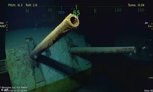 Xác tàu USS Juneau được phát hiện ở độ sâu hơn 4.000m dưới biển, ngoài khơi quần đảo Solomon, nam Thái Bình Dương.
