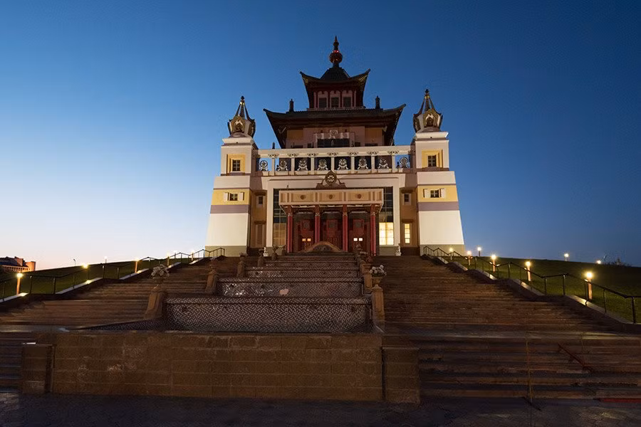 Nơi đây được mệnh danh là trung tâm Phật giáo lớn nhất của nước Nga và của cả châu Âu. (Ảnh: TASS)