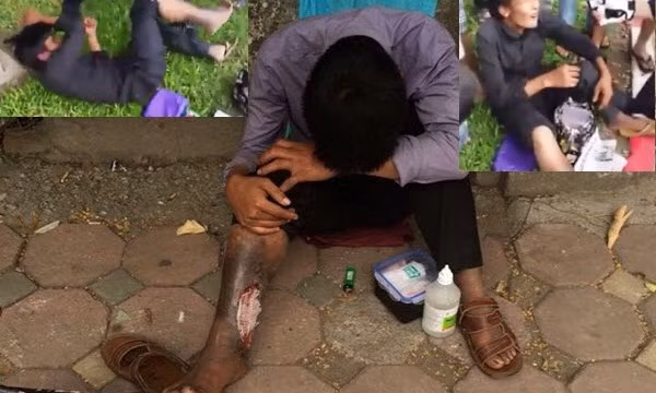 Ke gia vo hoai tu chan xin tien bi danh nhu tu