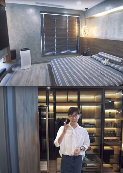 Ngô Kiến Huy hiện tại sống trong một penthouse. Nam ca sĩ tậu căn hộ này dịp Tết Nguyên đán 2022. Ảnh: Yan