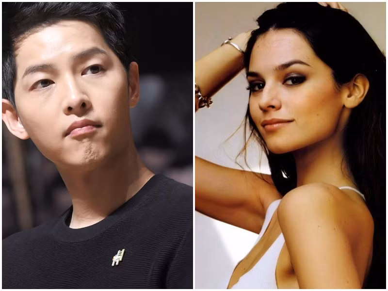 Bạn gái của Song Joong Ki được cho là diễn viên Katy Louise Saunders. Tài tử và người yêu quen nhau do người quen giới thiệu vào năm ngoái. Ảnh: Đẹp, Tiền Phong