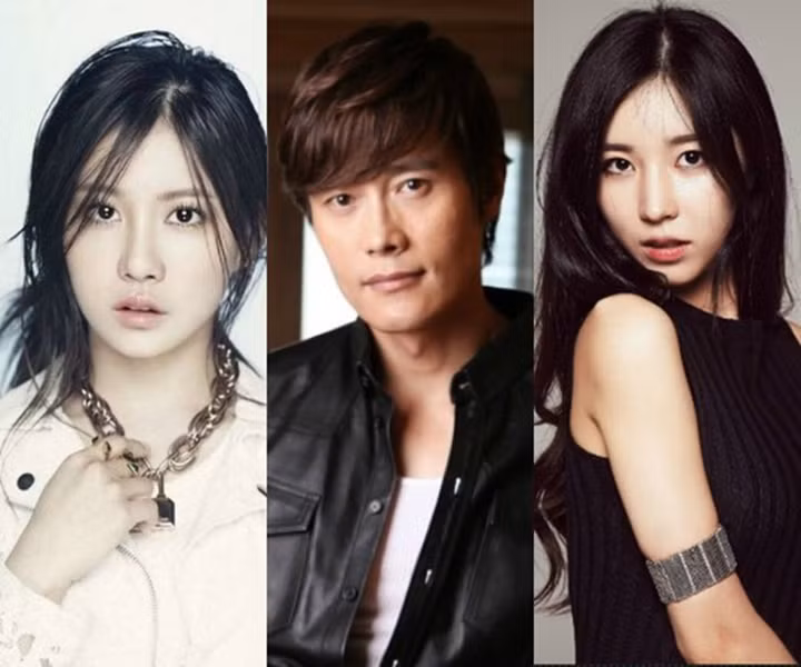 Năm 2014, khi vợ đang bầu bí, tình cũ của Song Hye Kyo bị hai cô gái trẻ tống tiền gần 5 triệu USD (khoảng 100 tỷ đồng) để đổi lại đoạn video ghi lại cảnh ba người đùa nhau những câu rất tục tĩu. Hai cô gái này, một người là người mẫu Lee Ji Yeon và một là nữ ca sĩ Dahee trong nhóm GLAM. Lee Byung Hun bị Lee Ji Yeon tố chuyện ngoại tình. Khi Byung Hun nói lời chia tay sau 3 tháng, Lee Ji Yeon đau khổ nên quyết định dùng clip tống tiền. Khi đó, Lee Byung Hun gửi đơn tới cảnh sát việc bị Da Hee và Lee Ji Yeon tống tiền. Cuối cùng, hai cô gái nhận mức án là 14 và 12 tháng tù giam. Ảnh: Người lao động