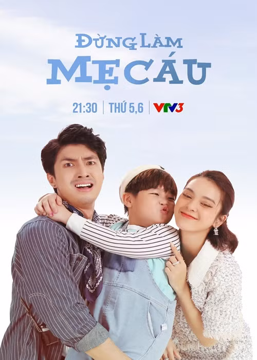 Trong “Đừng làm mẹ cáu”, Quỳnh Lương vào vai bà mẹ trẻ. Ngoài đời, cô đang làm mẹ đơn thân. Ảnh: FBNV