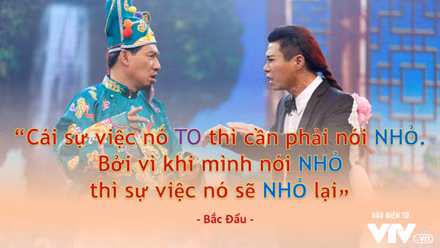 Câu nói của Bắc Đẩu sau đó đã bị Ngọc Hoàng nhắc lại "đá xoáy".