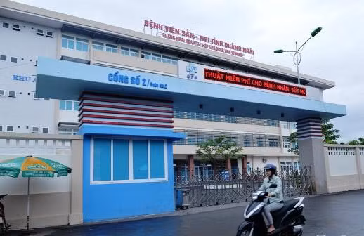 Bệnh viện Sản nhi Quảng Ngãi.