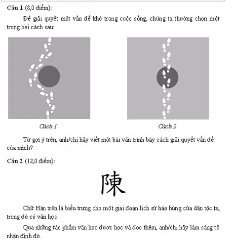 Đề thi dành cho học sinh lớp 10.